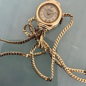 Rolex Gold Women's vintage Watch Pendant